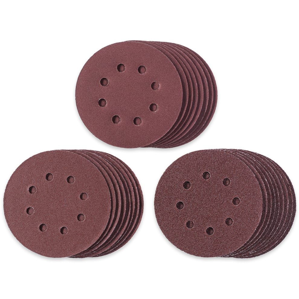 Einhell Quick-Stick Sandpaper Set 125Mm Orbital Sander Spare Replacement 25Pc