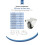 Parnells 100mm fixed castor with grey electrically conductive thermoplastic rubber on pol 5