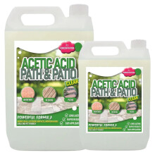 2 x 5L Garden Acetic Acid Vinegar - Concentrated Outdoor Cleaner for Gardens, Patios & Driveways