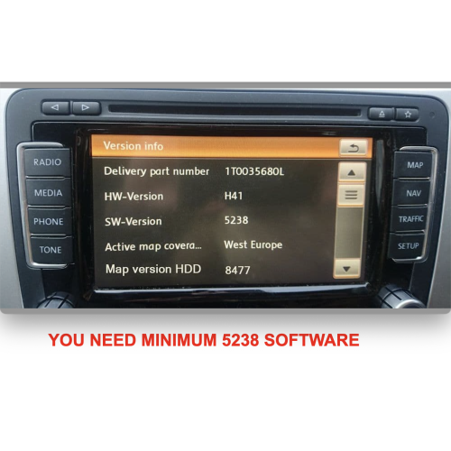 VW Navigation Sat Nav Map SD update 2020 compatible with RNS510 /810 2