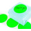 (Fluorescent green) Label 2 Inch Round Removable Color-code Dot Stickers, 500 Per Roll 4