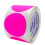 (Fluorescent pink) Label 2 Inch Round Removable Color-code Dot Stickers, 500 Per Roll 1