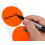 (Fluorescent rose red) Label 2 Inch Round Removable Color-code Dot Stickers, 500 Per Roll 1