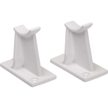 UNIVERSAL COLUMN RADIATOR SUPPORT FEET WHITE CAST IRON TRADITIONAL 2 3 4