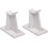 UNIVERSAL COLUMN RADIATOR SUPPORT FEET WHITE CAST IRON TRADITIONAL 2 3 4 1