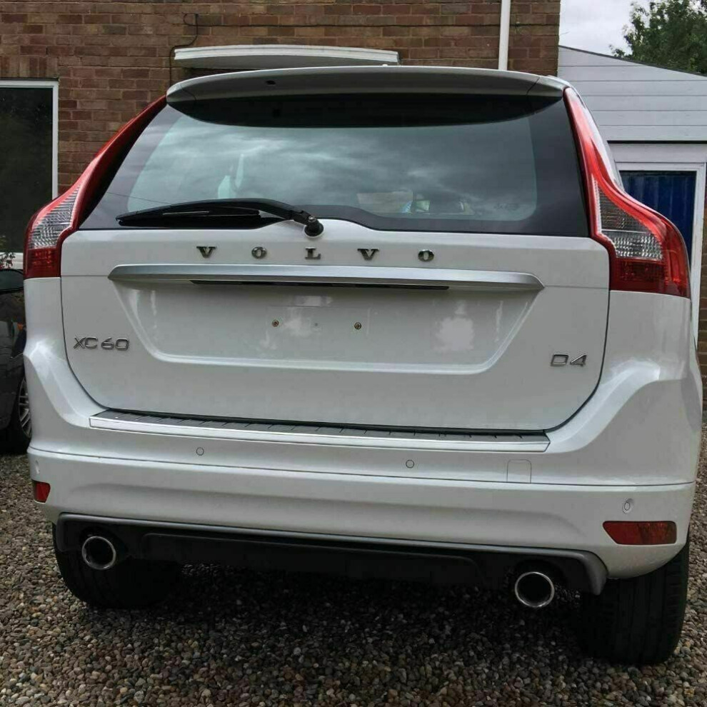 Chromotive Store Xc-60 Facelift (2014-2017) Stainless Steel Chrome Rear Bumper Protector Scratch Guard