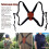 X Shaped Chest Harness Shoulder Elastic Black Adjustable Carrier Binocular Strap New 5
