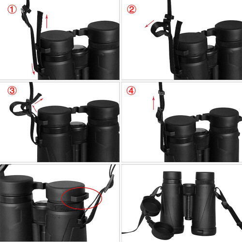 X Shaped Chest Harness Shoulder Elastic Black Adjustable Carrier Binocular Strap New 1