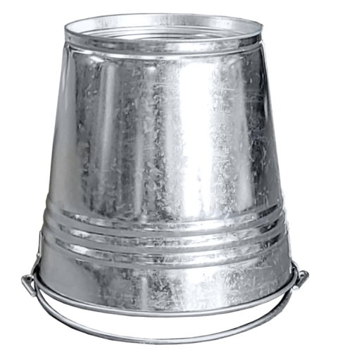 13L Metal Galvanised Bucket 1