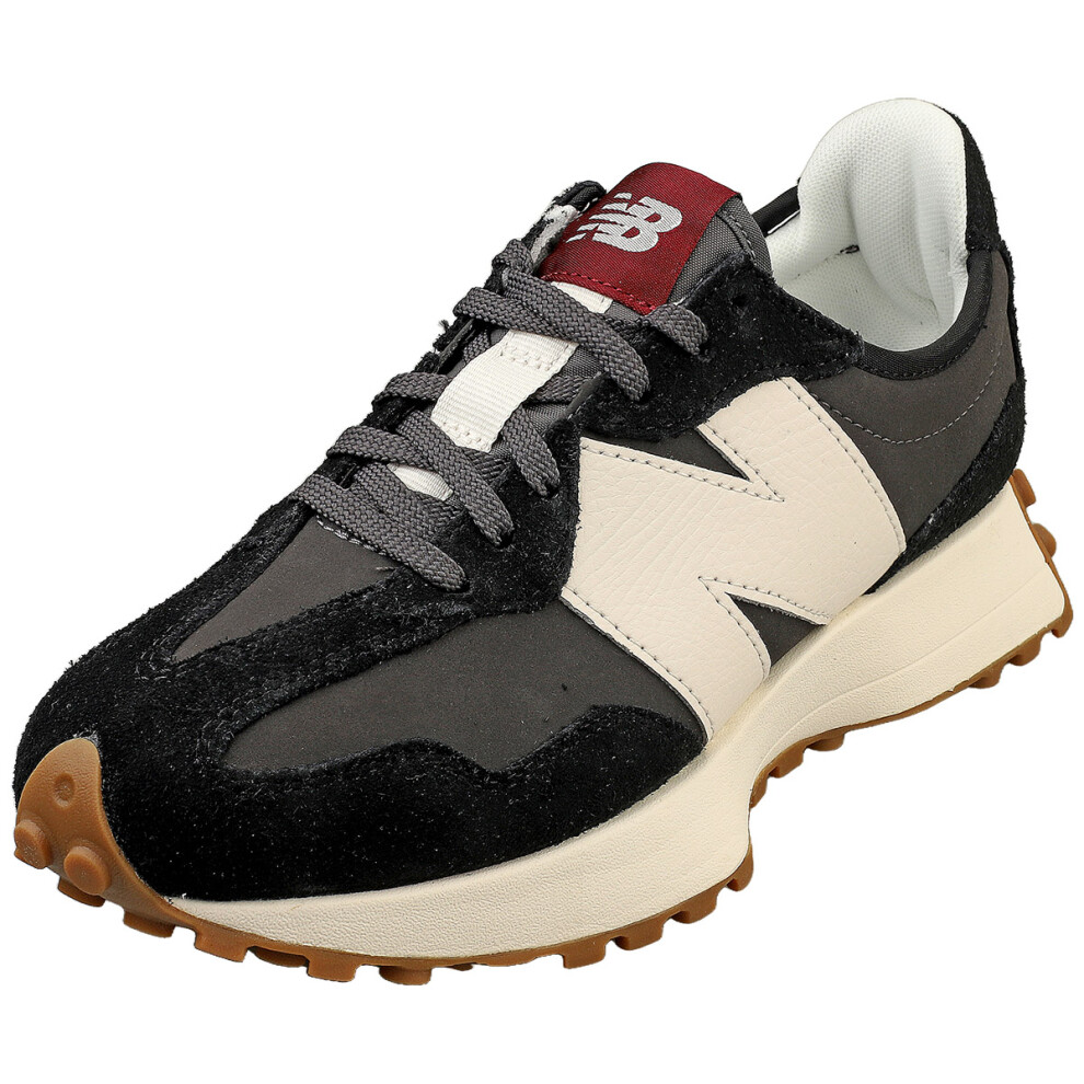 New Balance 327 Womens Fashion Trainers in Black Off White - 4.5 UK