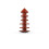 Dryzone DPC Damp Proofing Injection Wall Plugs x 100 Pack Terracotta 1