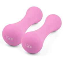 Phoenix Fitness Pair of 1.5 KG Pink Neoprene Dumbbell