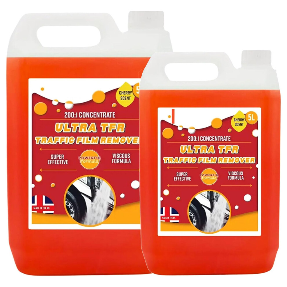 4 X 5L Traffic Film Remover Ultra Tfr Car Detailing & Cleaning Spray 5056061804984