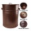 30L Bronze Fireplace Metal Ash Bin 2