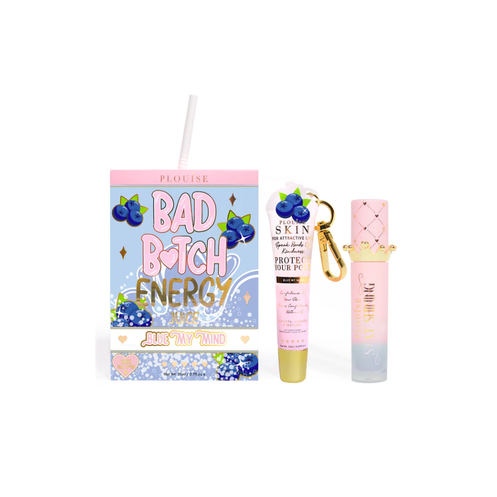 P Louise Bad B*tch Energy Lip Duo Blueberry