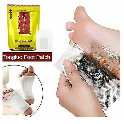 10pcs Anti Swelling Ginger Detoxing Patch Tongluo Foot Patch 2