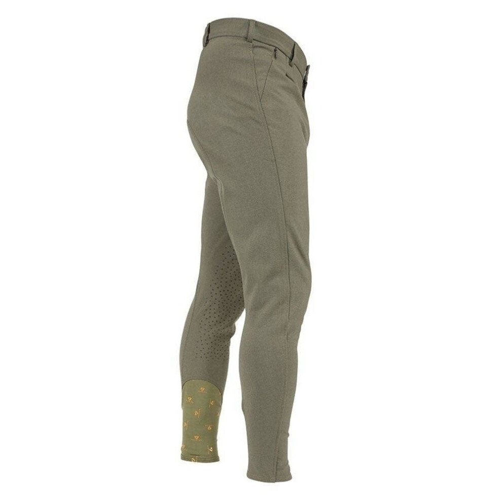 (40R, Olive) Aubrion Mens Walton Breeches-image-OPC-PFWXNWK-NEW