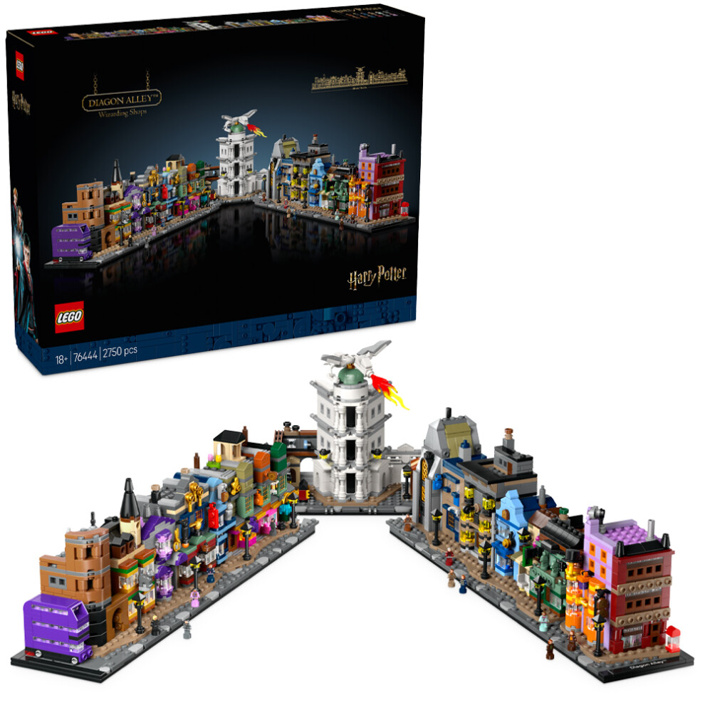 Lego Harry Potter 76444 Diagon Alley Wizarding Shops Age 18+ 2750Pcs - Building Set