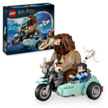 LEGO Harry Potter 76443 Hagrids en Harry's motorrit - Bouwset 9 jaar