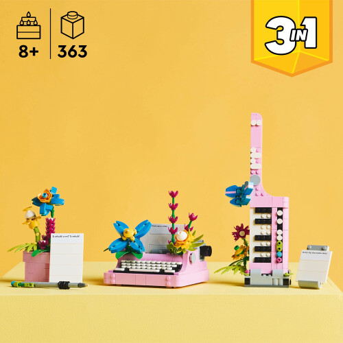 LEGO LEGO Creator 31169 Typewriter with Flowers Age 8+ 363pcs - LEGO Building Set 2