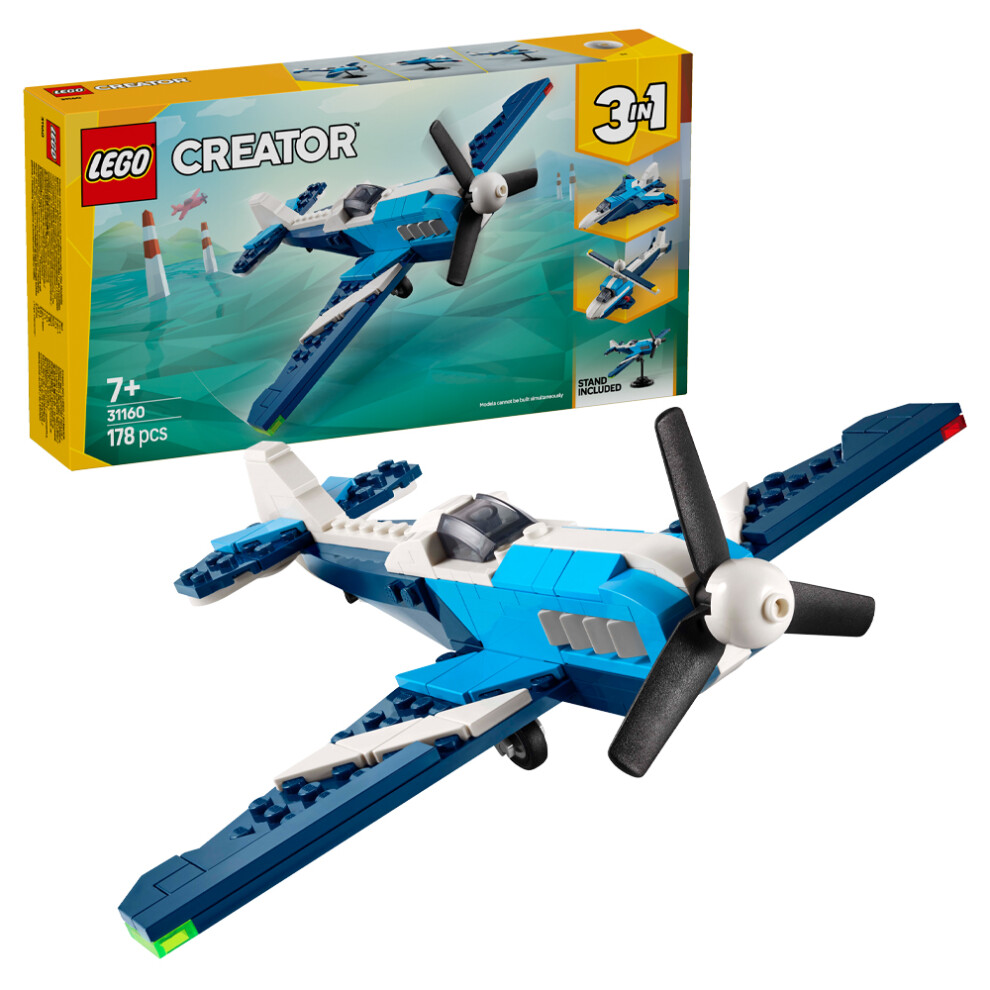 Lego Creator 31160 Aircraft: Race Plane Age 7+ 178Pcs - Building Set