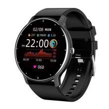 (black) Ecg ppg Blood Glucose Smart Watch Men Blood Pressure Fitness Heart Rate Tracker