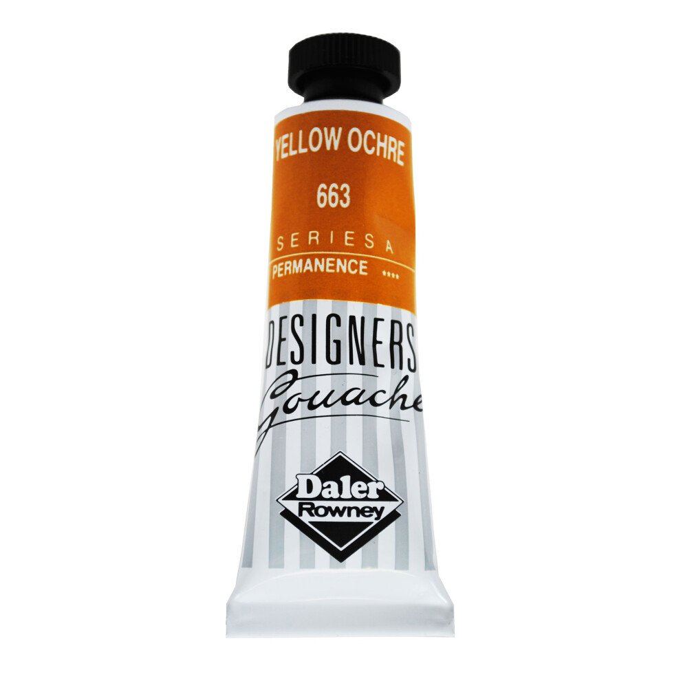 Daler-Rowney 136005663 Designers' Gouache Paint 15Ml Ochre Yellow