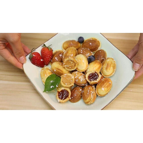 12 Electric Walnut Waffle Maker, Multi-functional Homemade Fruit Drying Machine, Pine Nut Maker, Sma 1