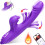 Heating Dual-Action Vibrator with Tapping Ball & APP Control Dildo 1