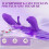 Heating Dual-Action Vibrator with Tapping Ball & APP Control Dildo 7