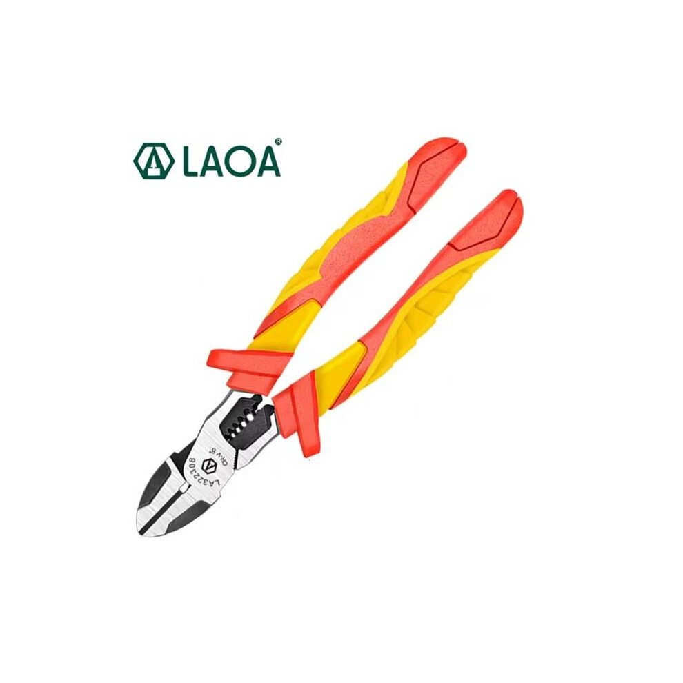 Laoa La32230 Vde, Wire Stripper, Cable Cutter 192Mm Long Soft Grip Crv Steel 6920246641666