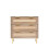 MMT Natural Chest with Rattan Fronts, 3 Storage Drawers 5