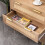 MMT Natural Chest with Rattan Fronts, 3 Storage Drawers 7