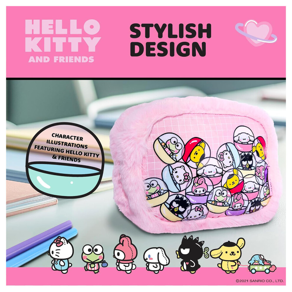 Bluesky Hello Kitty Plush Pencil Case