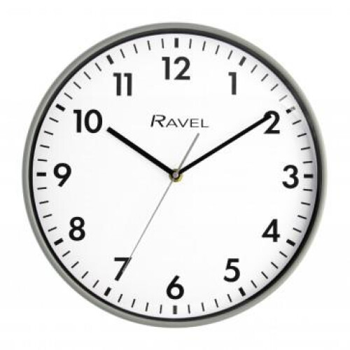 Ravel Ravel 30cm White Dial Grey Wall Clock R.WC.30.13
