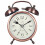 Acctim Acctim 'Penbridge' Antique Brass Double Bell Alarm Clock 1