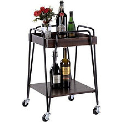 75CM METAL DRINKS TROLLEY