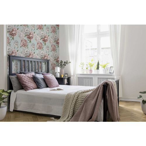 Arthouse Mixed Peonies Mint sw12