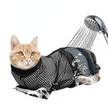 Cats Bath Bag Grooming Washing Bags No Scratching For Cat Nail Trimming Tool
