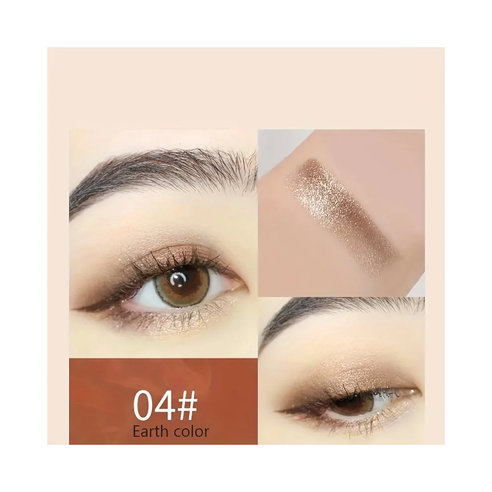 (04Earth Color) Gradient Two Tone Eyeshadow Stick+Free Gift