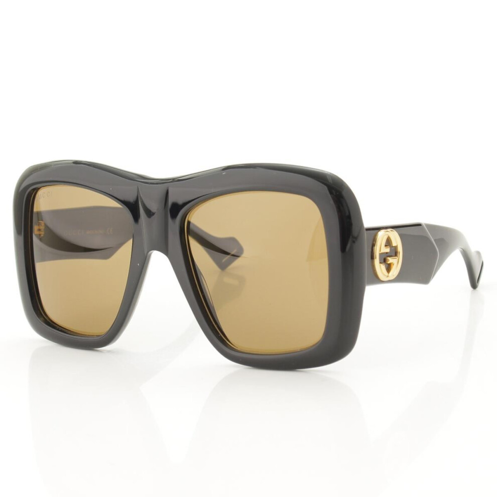 Gucci Brown Oversized Women's Sunglasses