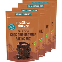 Gluten Free Cake Mix Creative Nature Vegan Brownie Mix Free Nut Free Dairy Free Baking Mix Top 14 Allergen Free Baking Kit Vegan Chocolate Gift 4 Pack