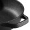 Living And Home (25cm Dia) Cast Iron Skillet with Removable Wooden Handle 5
