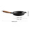 Living And Home (27cm Dia) Cast Iron Skillet with Removable Wooden Handle 7