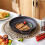 Living And Home (27cm Dia) Cast Iron Skillet with Removable Wooden Handle 1