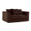 (2 Seater , Brown ) Jumbo Cord Scatter Back Sofas in Premium Fabric 1
