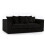 (3 Seater, Black ) Jumbo Cord Scatter Back Sofas in Premium Fabric 1