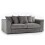 (3 Seater, Grey ) Jumbo Cord Scatter Back Sofas in Premium Fabric 1