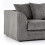 (3 Seater, Grey ) Jumbo Cord Scatter Back Sofas in Premium Fabric 3