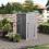 Living And Home 5X4FT Garden Plastic Storage Shed with Lockable Door 1